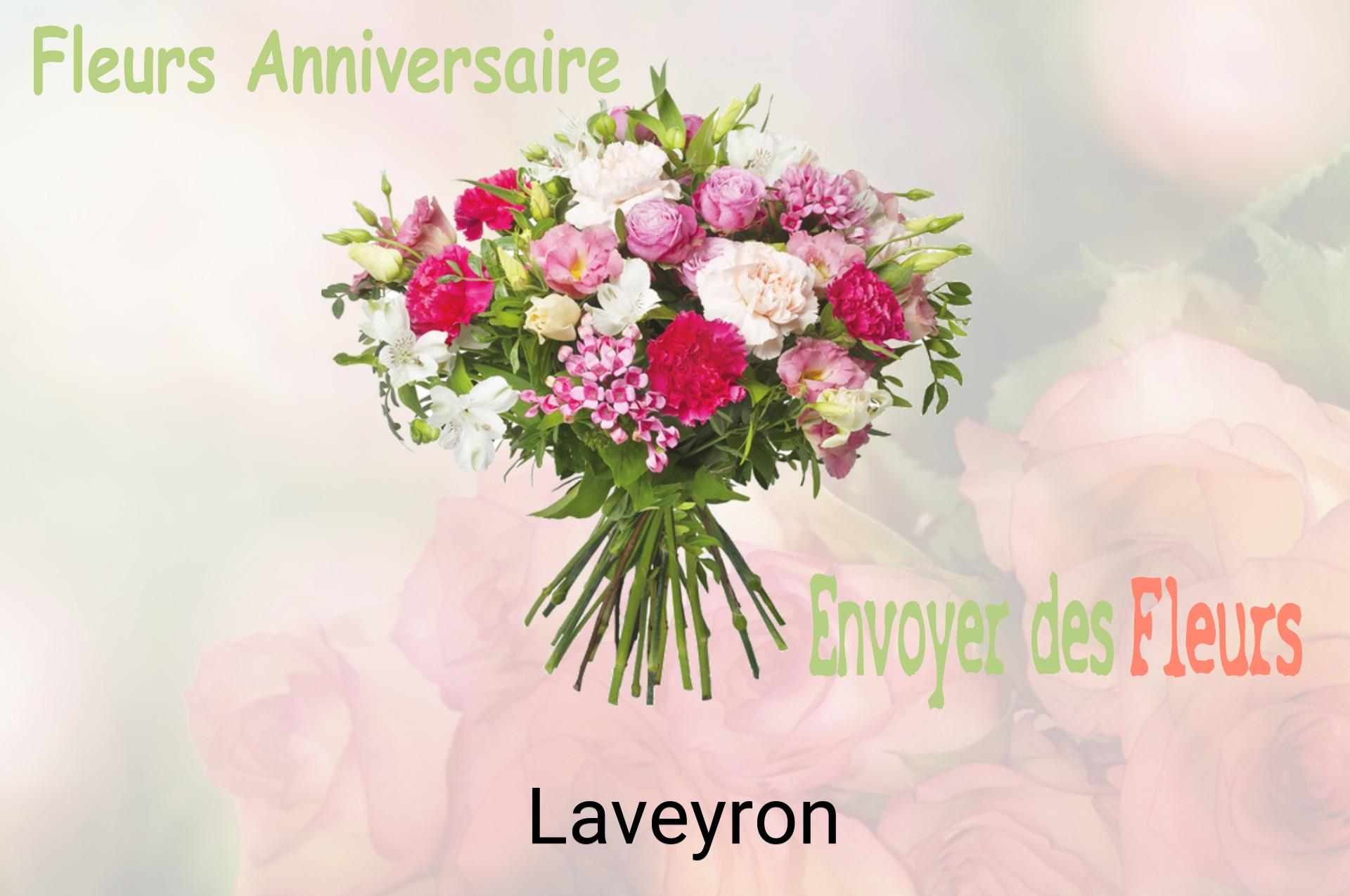 Bouquet de fleurs d’anniversaire livré à Laveyron